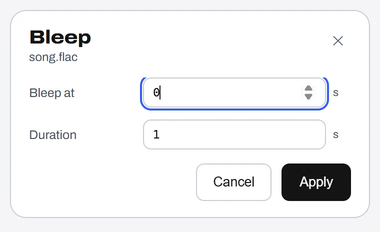 SpinShare Bleep — real app capture