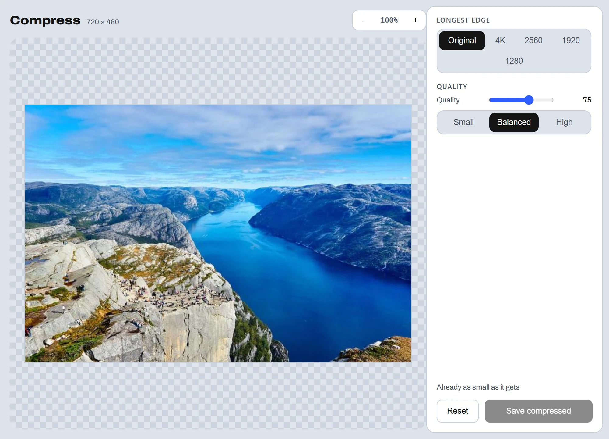 SpinShare Compress — real app capture