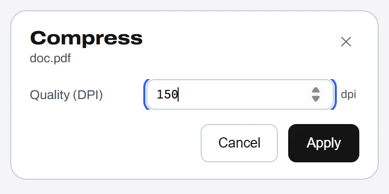 SpinShare Compress — real app capture