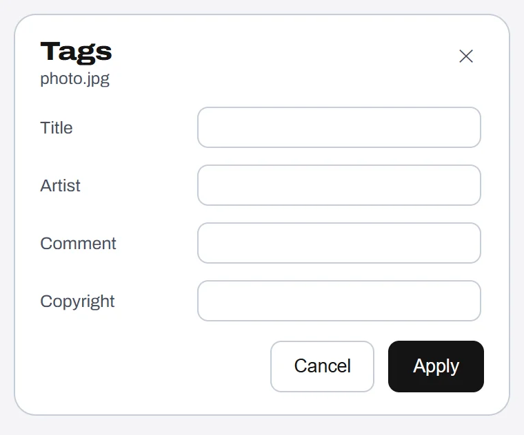 SpinShare Tags — real app capture